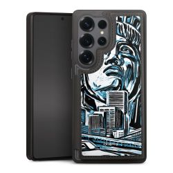 Snap Wallet Case schwarz