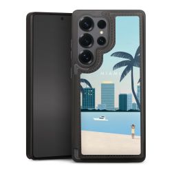 Snap Wallet Case schwarz