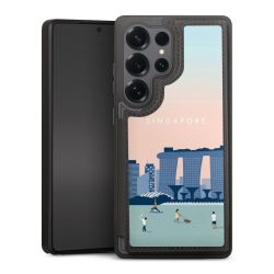 Snap Wallet Case schwarz