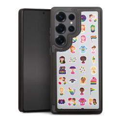 Snap Wallet Case schwarz