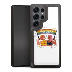 Snap Wallet Case schwarz