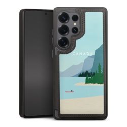 Snap Wallet Case schwarz