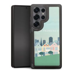 Snap Wallet Case schwarz