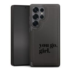 Snap Wallet Case schwarz