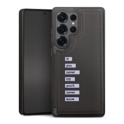 Snap Wallet Case schwarz