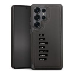 Snap Wallet Case schwarz