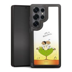 Snap Wallet Case schwarz