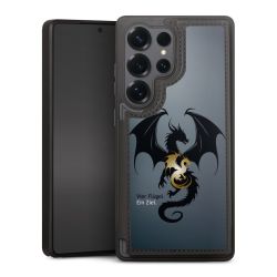 Snap Wallet Case schwarz