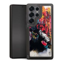 Snap Wallet Case schwarz