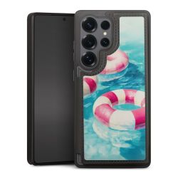 Snap Wallet Case schwarz