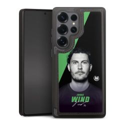 Snap Wallet Case schwarz