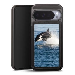 Snap Wallet Case schwarz