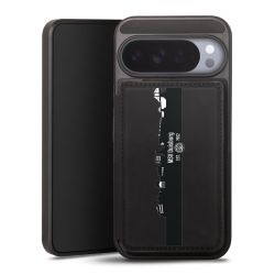 Snap Wallet Case schwarz