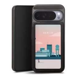 Snap Wallet Case schwarz