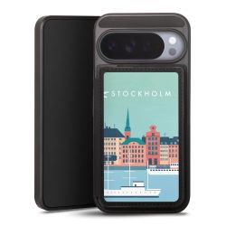 Snap Wallet Case schwarz