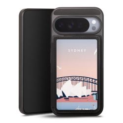 Snap Wallet Case schwarz