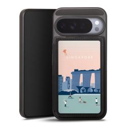 Snap Wallet Case schwarz