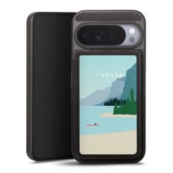 Snap Wallet Case schwarz