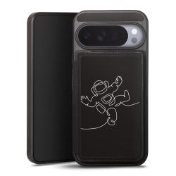 Snap Wallet Case schwarz