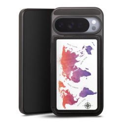 Snap Wallet Case schwarz