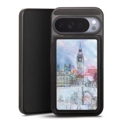 Snap Wallet Case schwarz