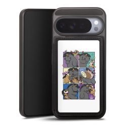 Snap Wallet Case schwarz