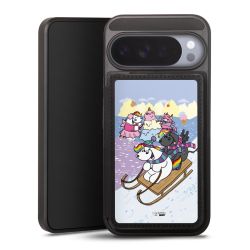 Snap Wallet Case schwarz