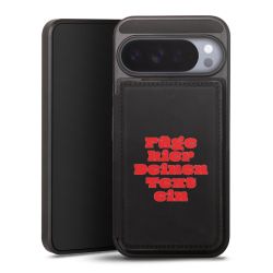 Snap Wallet Case schwarz