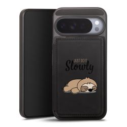 Snap Wallet Case schwarz