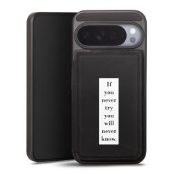 Snap Wallet Case schwarz