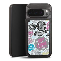 Snap Wallet Case schwarz