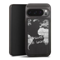 Snap Wallet Case schwarz