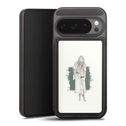 Snap Wallet Case schwarz