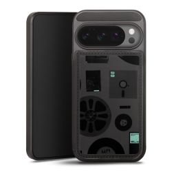 Snap Wallet Case schwarz