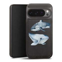 Snap Wallet Case schwarz