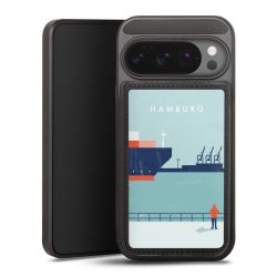 Snap Wallet Case schwarz