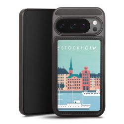 Snap Wallet Case schwarz