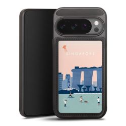 Snap Wallet Case schwarz