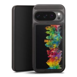 Snap Wallet Case schwarz