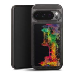 Snap Wallet Case schwarz