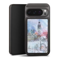 Snap Wallet Case schwarz