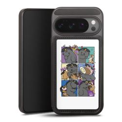 Snap Wallet Case schwarz