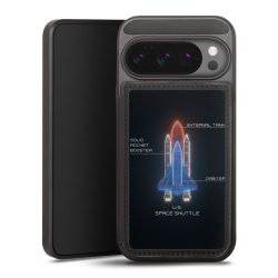 Snap Wallet Case schwarz