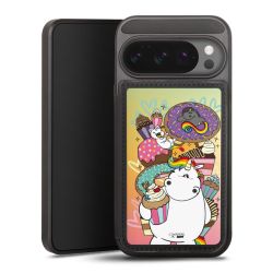 Snap Wallet Case schwarz