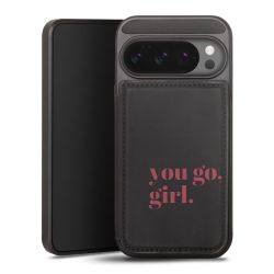 Snap Wallet Case schwarz