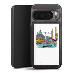 Snap Wallet Case schwarz