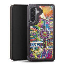 Snap Wallet Case schwarz