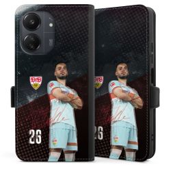 Sideflip mit Lasche schwarz