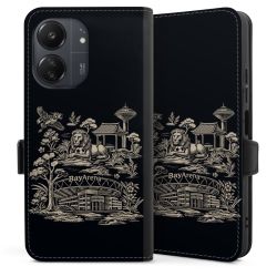 Sideflip mit Lasche schwarz