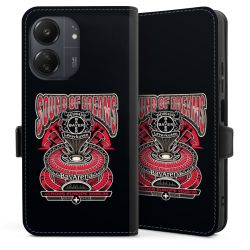 Sideflip mit Lasche schwarz